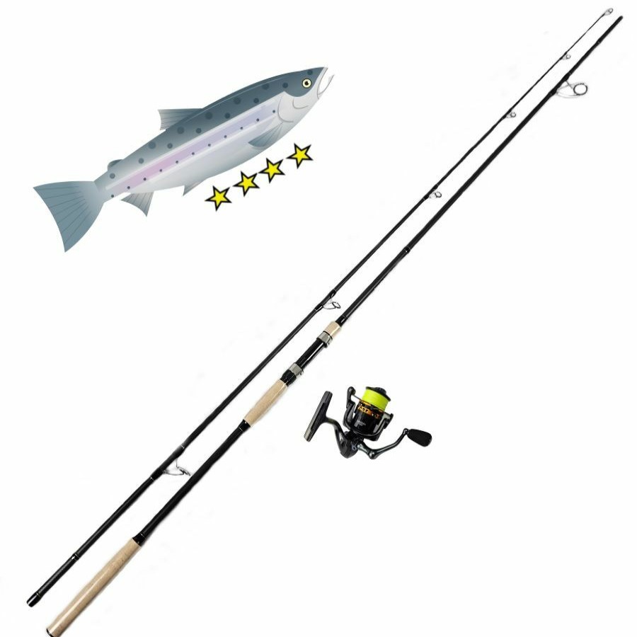 Virvelisetit EUMER | Spintube Pro Salmon Avokelasetti 360 Cm